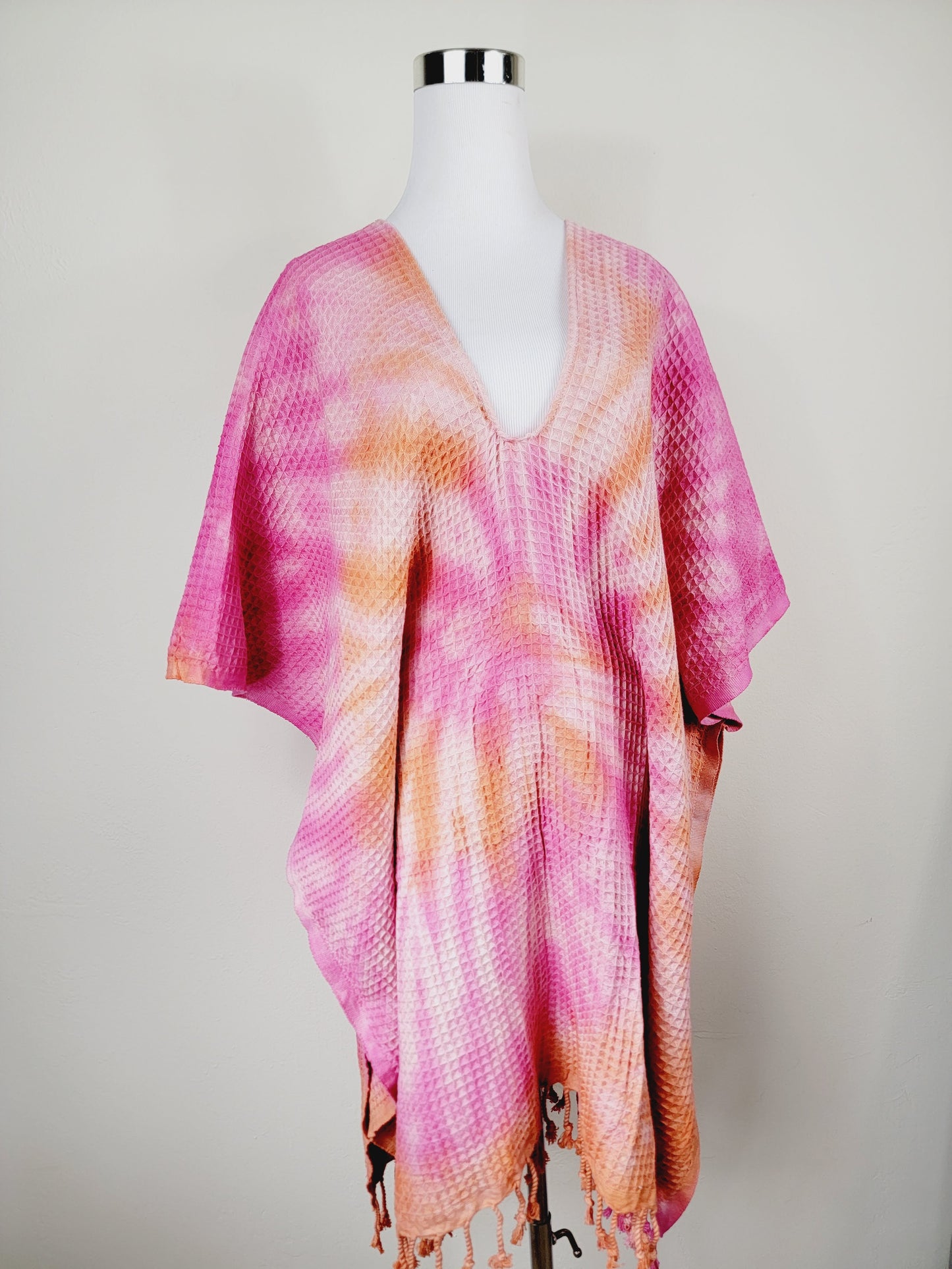 Toalla de baño, Toalla de gofre, Toalla de playa turca, Tie dye hecho a mano