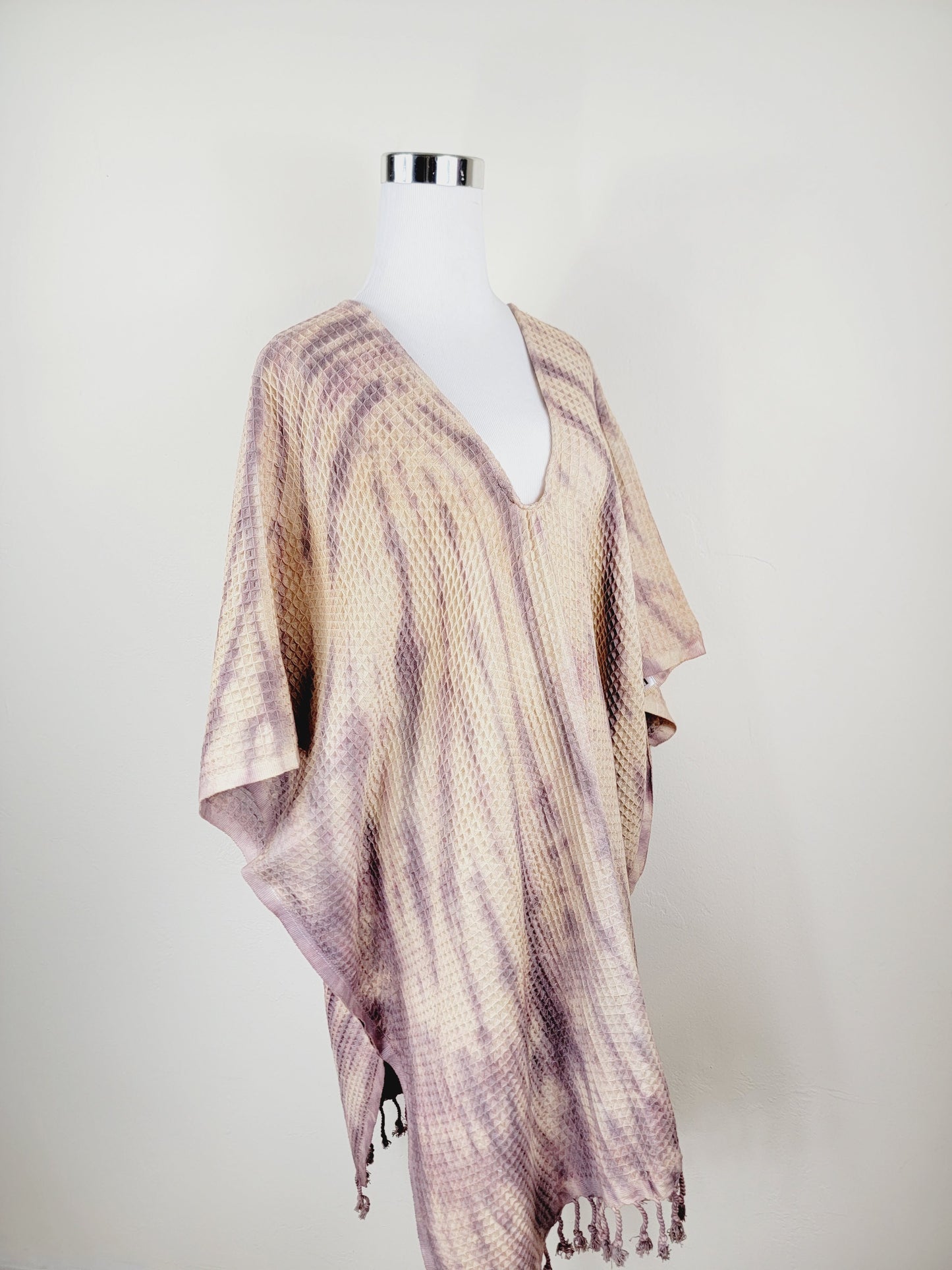 Toalla de baño, Toalla de gofre, Toalla de playa turca, Tie dye hecho a mano