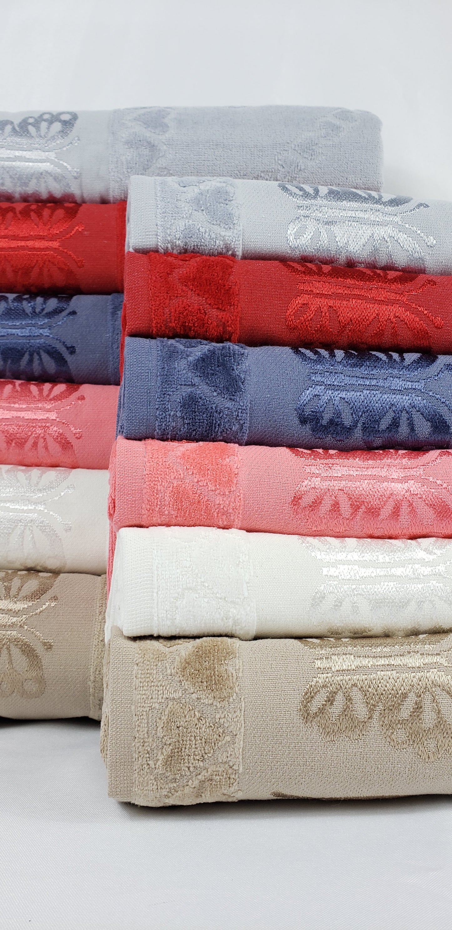 TOALLA DE BAÑO / MANOS TERCIOPELO - White Butterfly