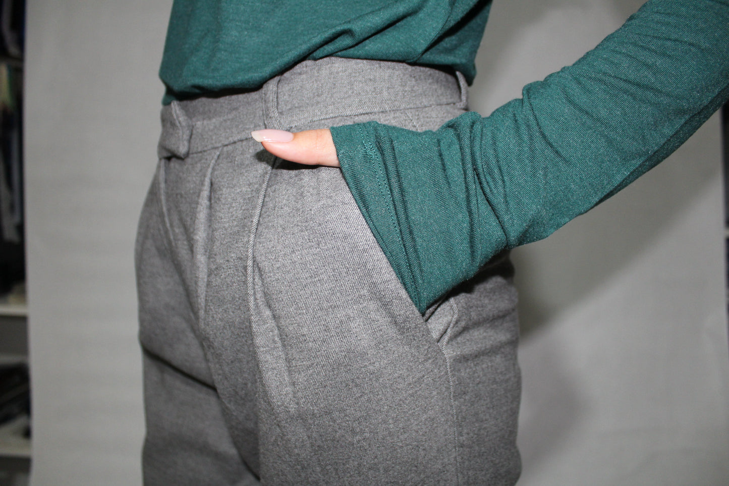 DROPPED CROTCH PANTS - EEBRU