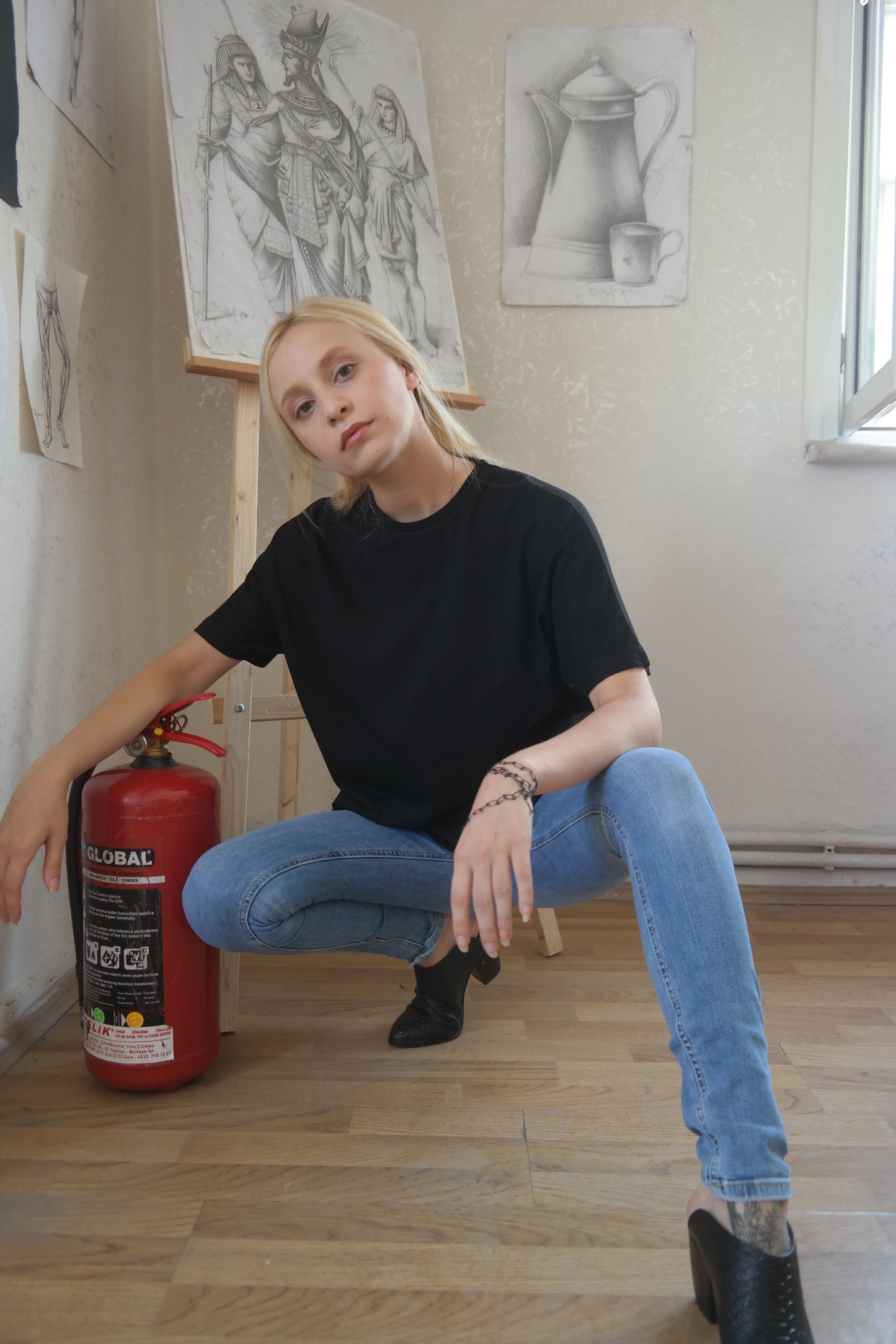 KIMONO SLEEVE T-SHIRT - EEBRU