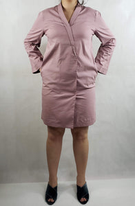 WRAPPED DRESS WIDE OPEN SLEEVES