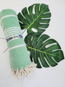 Toalla de secado rápido fácil de llevar 70x36 - Verde hierba