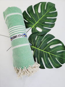 Toalla de secado rápido fácil de llevar 70x36 - Verde hierba