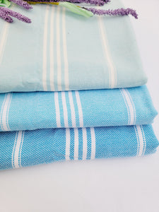 Toalla de secado rápido fácil de llevar 70x36 - Azul claro