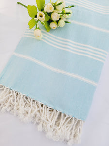 Toalla de secado rápido fácil de llevar 70x36 - Azul claro