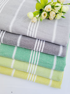 Easy carry Quick Dry Towel, Authentic Turkish Towel - Gray