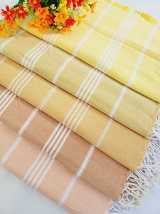 Easy carry Quick Dry Towel 70x36 - Mustard Yellow