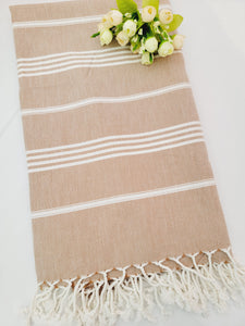 Easy carry Quick Dry Towel 70x36 - BROWN