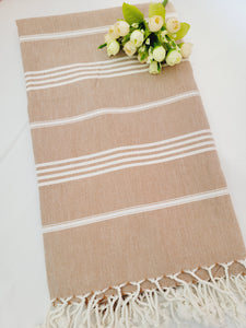 Easy carry Quick Dry Towel 70x36 - BROWN