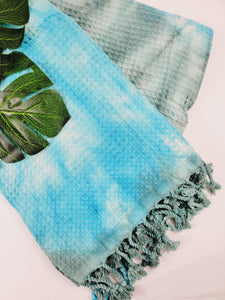 Bundle 5 Pack Bath,Beach Towel, Waffle Tie dye Towel