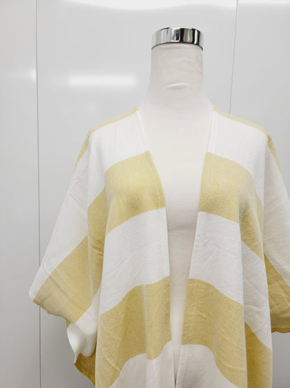Beach cover up, Beach Dress open front - Mustard
