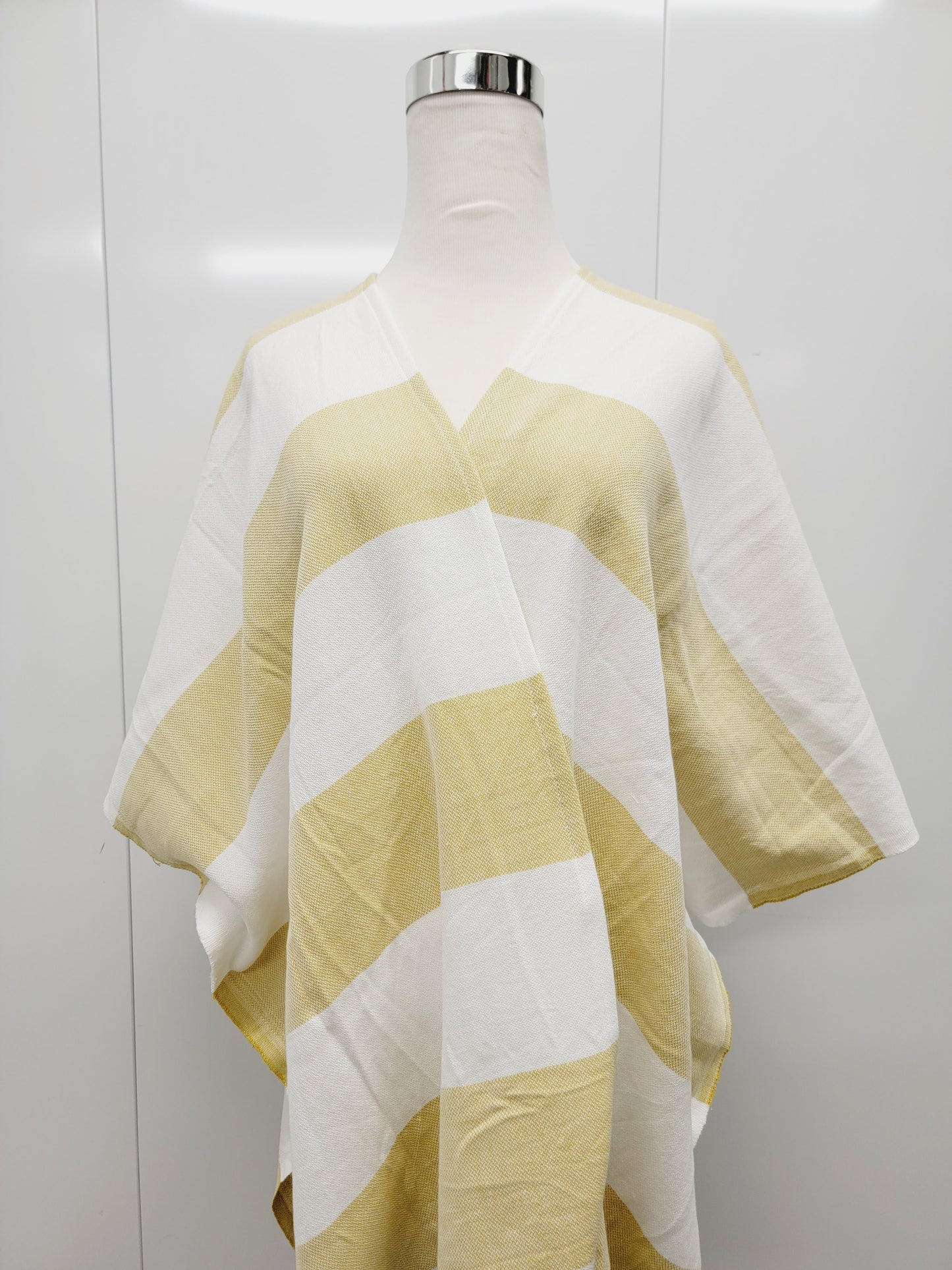 Beach cover up, Beach Dress open front - Mustard