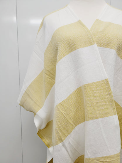 Beach cover up, Beach Dress open front - Mustard