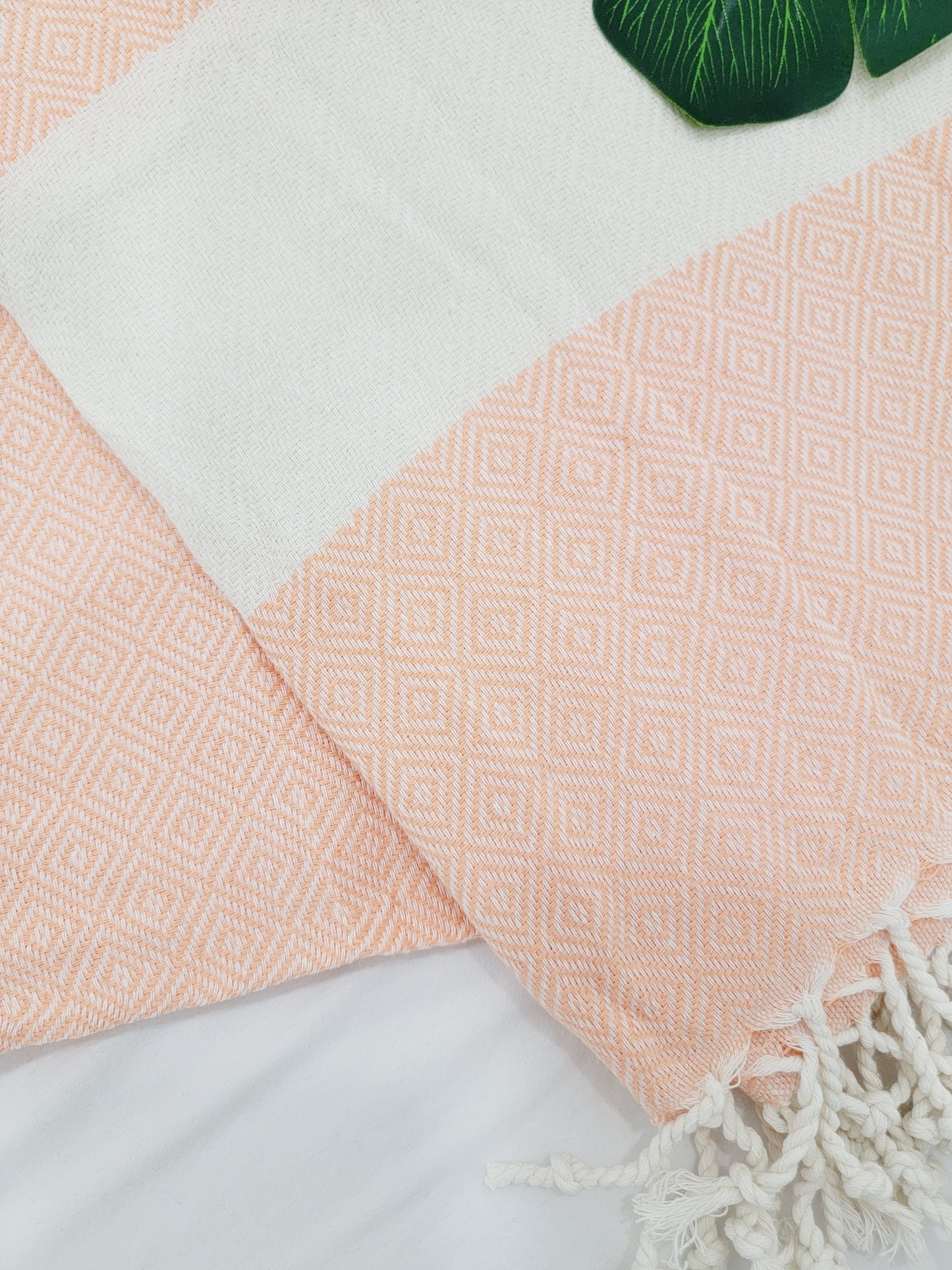 Beach/Bath Sand Free Towels-Easy Carry Quick Dry Thin Towel- Apricot