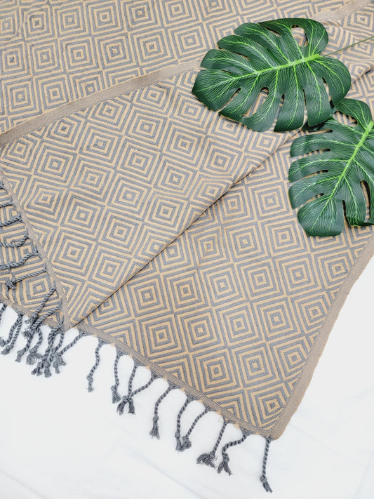 Beach/Bath Sand Free Towels-Easy Carry Quick Dry Thin Towel - Golden