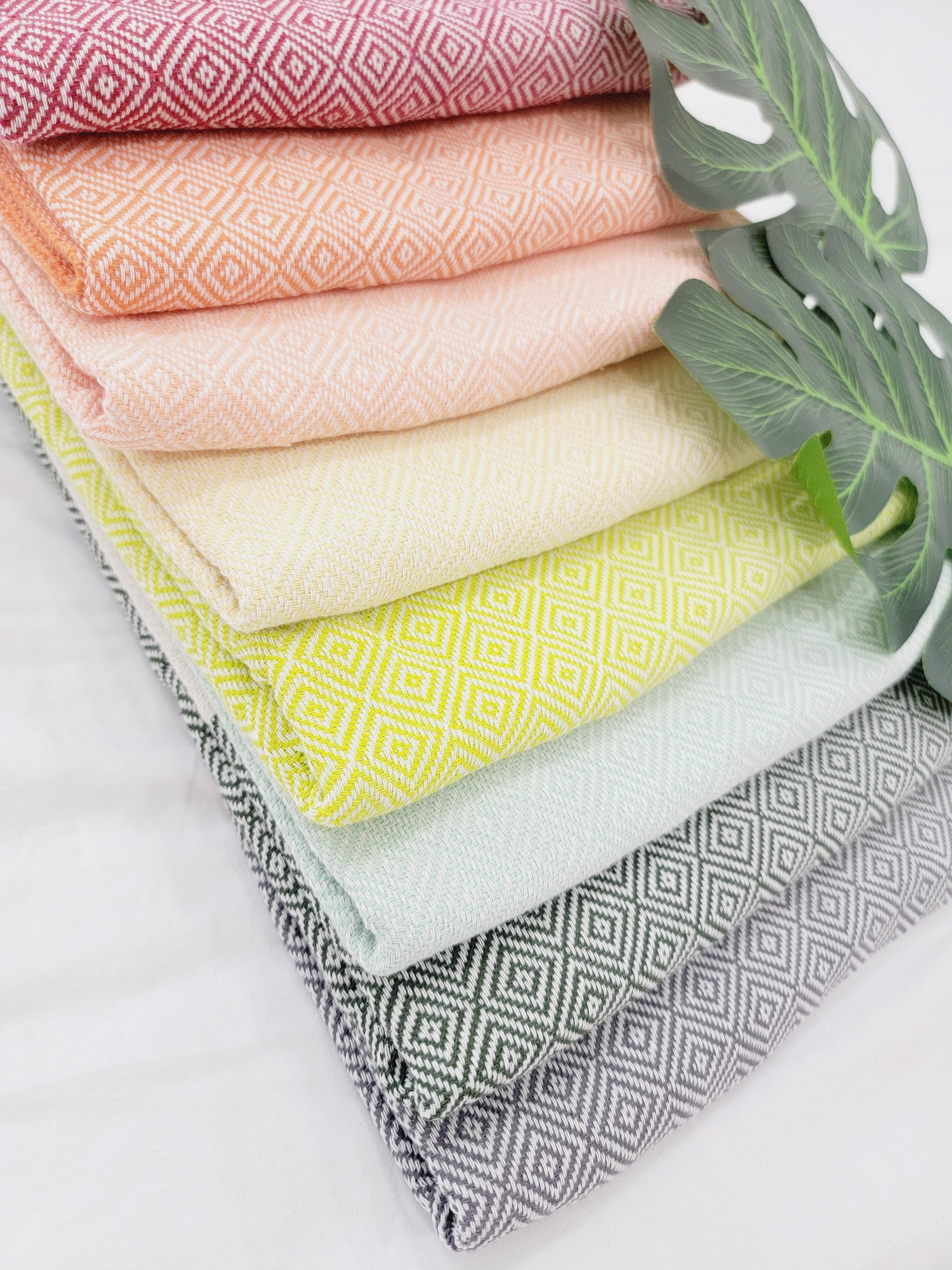 Beach/Bath Sand Free Towels-Easy Carry Quick Dry Thin Towel- Cherry