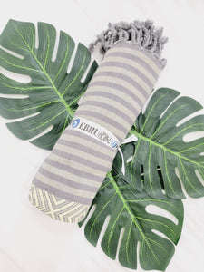 Beach/Bath Sand Free Towels-Easy Carry Quick Dry Thin Towel - Lemon