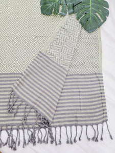 Beach/Bath Sand Free Towels-Easy Carry Quick Dry Thin Towel - Lemon