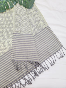 Beach/Bath Sand Free Towels-Easy Carry Quick Dry Thin Towel - Lemon