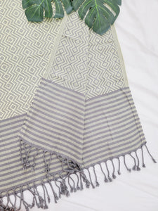 Beach/Bath Sand Free Towels-Easy Carry Quick Dry Thin Towel - Lemon