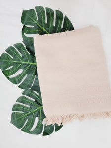 One sided Terry Towel - Beach or Bath towel - Solid