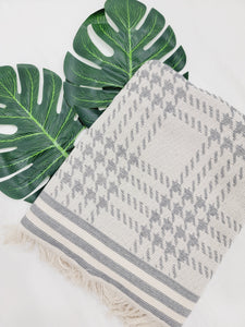 One sided Terry Towel - Beach or Bath towel - Burberry