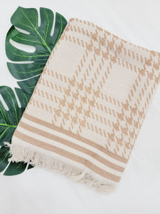 One sided Terry Towel - Beach or Bath towel - Burberry