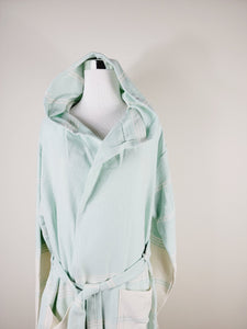 Unisex Robe, Beach or spa Robe with pockets - Mint