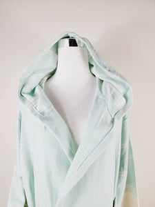 Unisex Robe, Beach or spa Robe with pockets - Mint