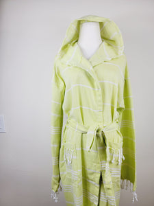 Unisex Robe, Beach or spa Robe with pockets - Sultan Neon