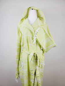 Unisex Robe, Beach or spa Robe with pockets - Sultan Neon