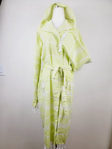 Unisex Robe, Beach or spa Robe with pockets - Sultan Neon