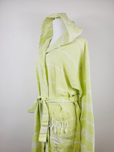 Unisex Robe, Beach or spa Robe with pockets - Sultan Neon