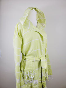 Unisex Robe, Beach or spa Robe with pockets - Sultan Neon