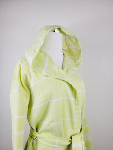 Unisex Robe, Beach or spa Robe with pockets - Sultan Neon