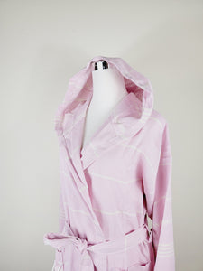 Unisex Robe, Beach or spa Robe with pockets - Sultan Pink