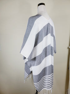 Beach cover up, Beach Dress open front - Black