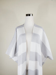 Beach cover up, Beach Dress open front - Gray