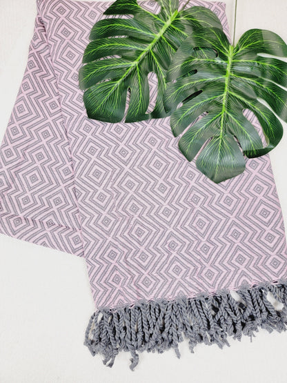 Beach/Bath Sand Free Towels-Easy Carry Quick Dry Thin Towel - Pink