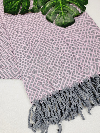 Beach/Bath Sand Free Towels-Easy Carry Quick Dry Thin Towel - Pink