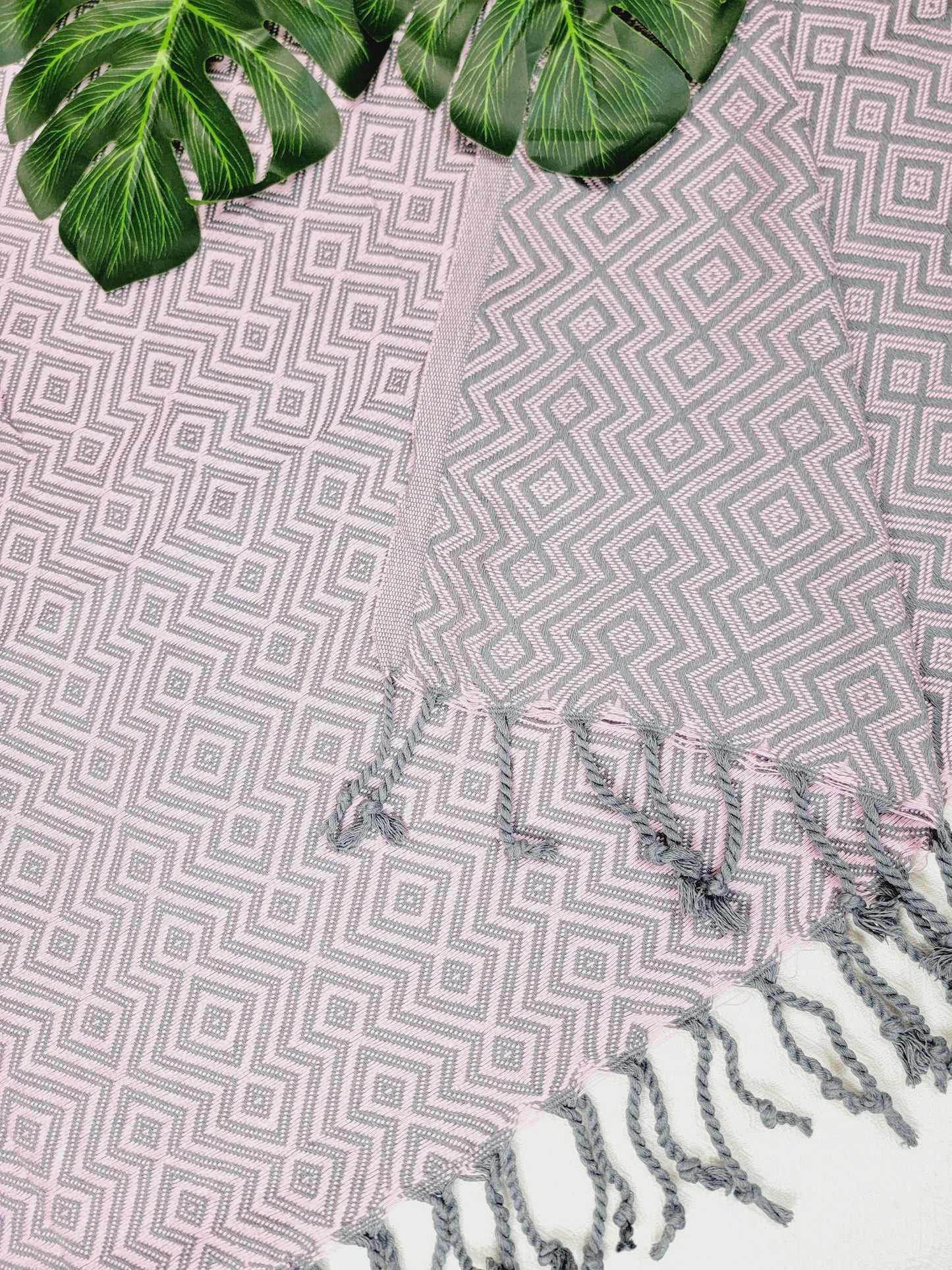 Beach/Bath Sand Free Towels-Easy Carry Quick Dry Thin Towel - Pink