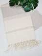 Beach/Bath Sand Free Towels-Easy Carry Quick Dry Thin Towel-Light Beige