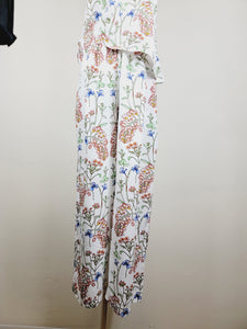 STRAIGHT-LEG ELASTICATED COTTON PANTS