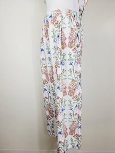 STRAIGHT-LEG ELASTICATED COTTON PANTS