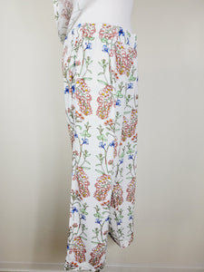 STRAIGHT-LEG ELASTICATED COTTON PANTS