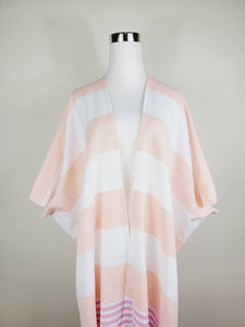 Beach cover up, Beach Dress open front - Orange