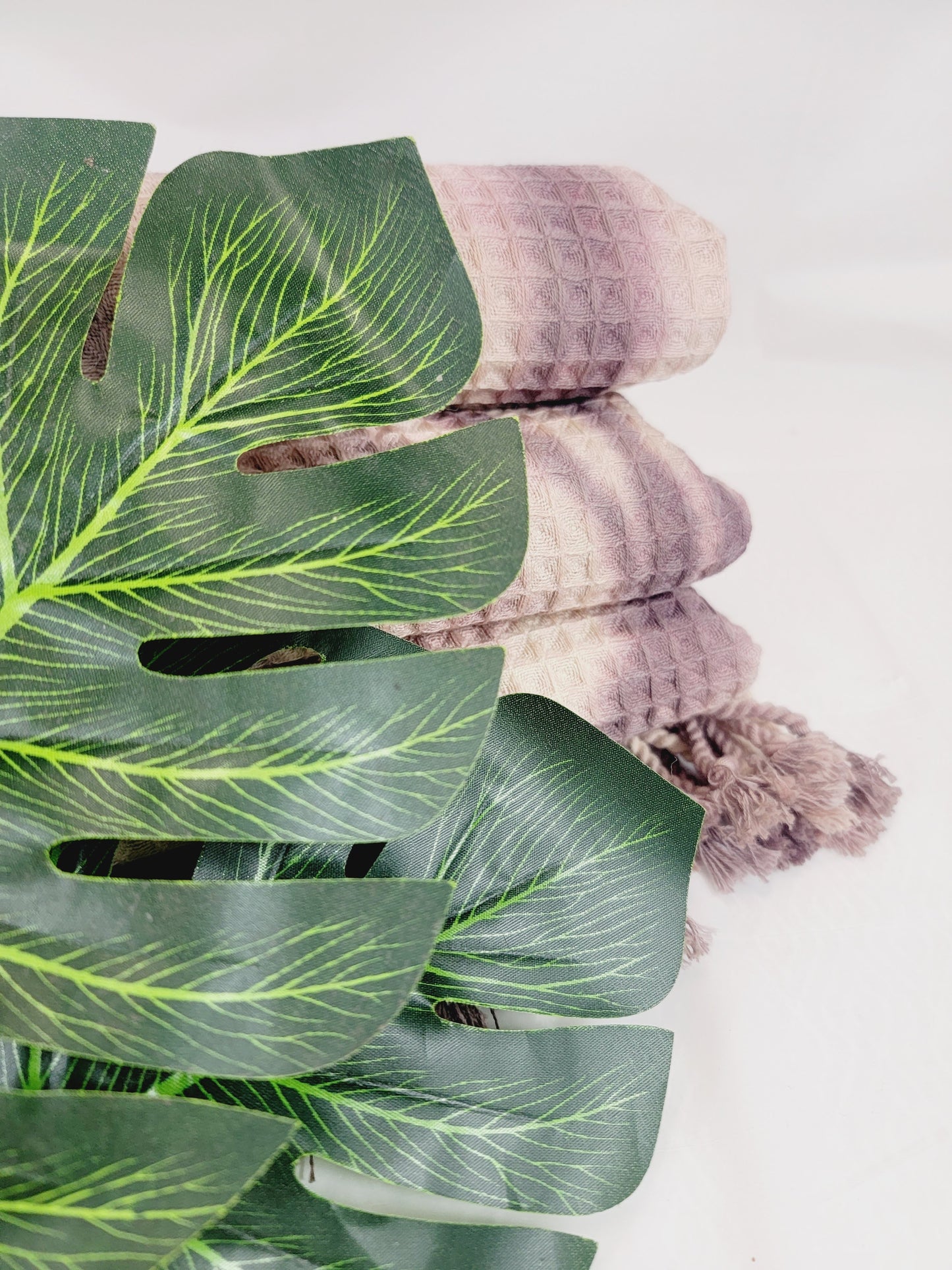 Toalla de baño, Toalla de gofre, Toalla de playa turca, Tie dye hecho a mano