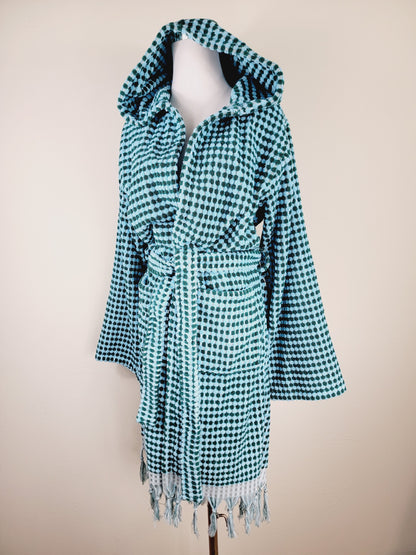 Waffle Throw Ligero de secado rápido - Teñido anudado morado