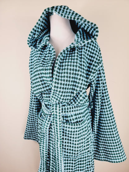 Waffle Throw Ligero de secado rápido - Teñido anudado morado